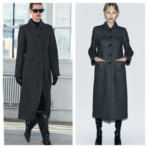 COAT WITH MANTECO WOOL ZW COLLECTION